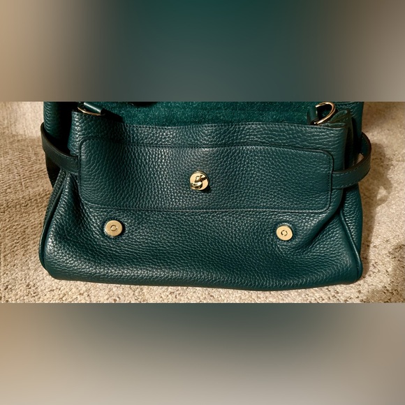Mulberry Green heavy grain Alexa satchel - Picture 7 of 16